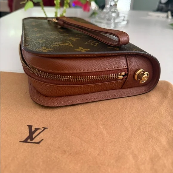 Louis Vuitton Pochette Orsay leather clutch bag ~ Never worn, VINTAGE - Picture 3 of 16